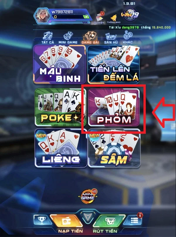 giao dien game phom muot ma