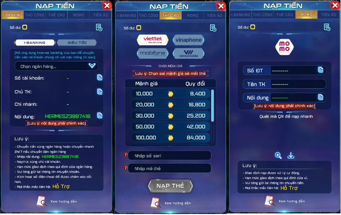 huong dan nap tien Win79 huong dan nap tien Win79