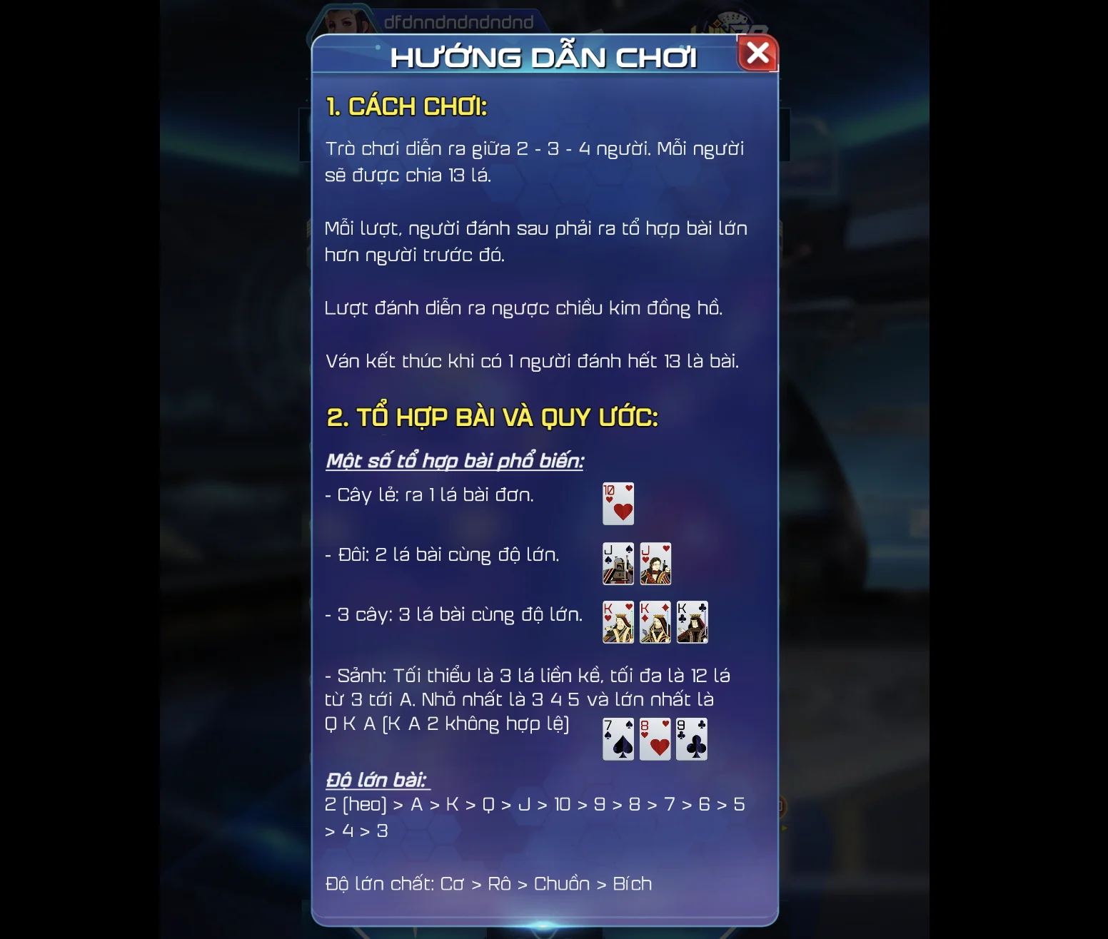 luat choi bai lieng luat choi bai lieng