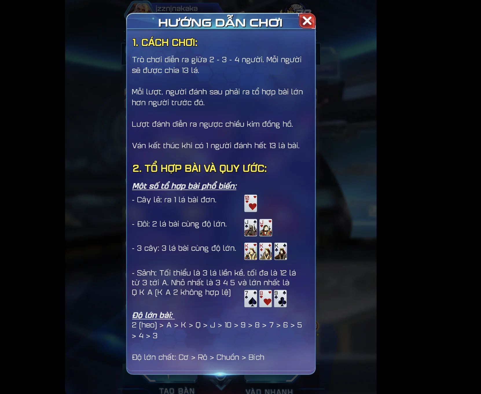 thuat ngu trong game phom can nam